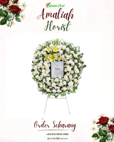 Krans Bunga Duka Cita di Cantigi Kulon