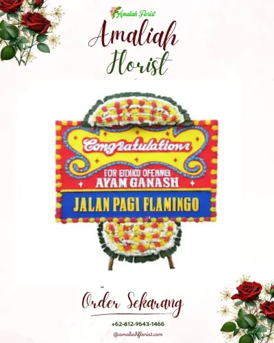 Bunga Papan Congratulation di Cantigi Kulon